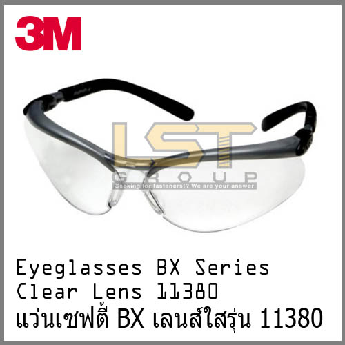3M Safety Eyeglasses BX Series Clear Lens 11380