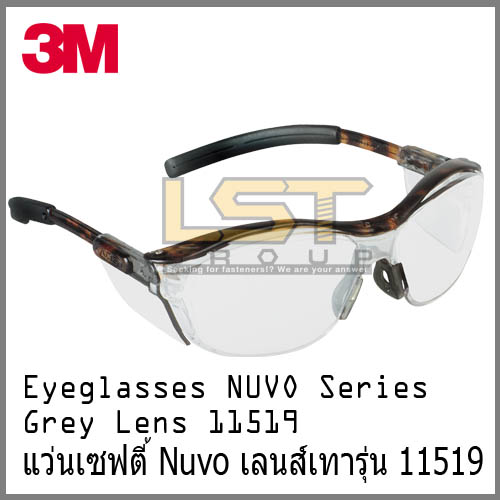 3M Safety Eyeglasses Nuvo Series Black Lens 11519